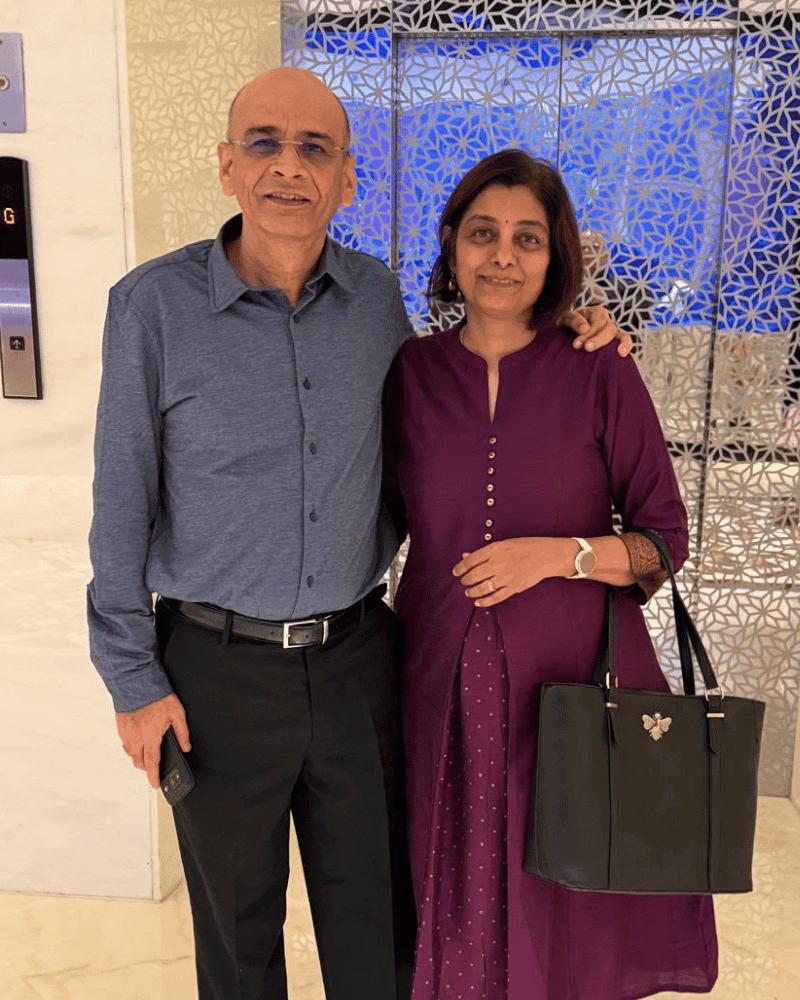 Nirmala and Rajesh Anchetti